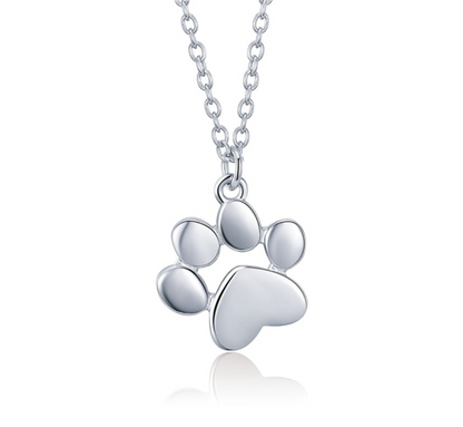 Halskette mit Pfotenanhänger Tier_Halskette  Pfotenanhänger_silber  Pfotenanhänger_geschenk  Opal_Halskette  Hundeliebhaber  Hund_Halskette  Halskette_schneller_versand  Halskette  Geschenk_Mädchen  Geschenk_Frau  Feine_Kette_silber  Charmes  Anhänger