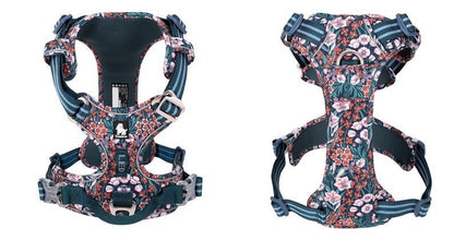Premium Hundegeschirr Flower Spring "POPPY RED" Limited Edition mit 3M Reflexion true love for dogs